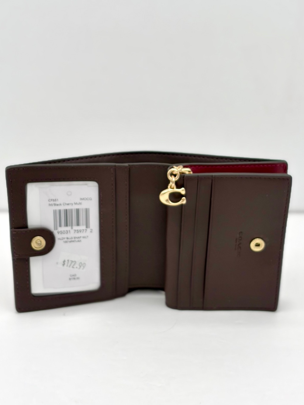 Coach Compact Snap Wallet - Picture 4 of 14